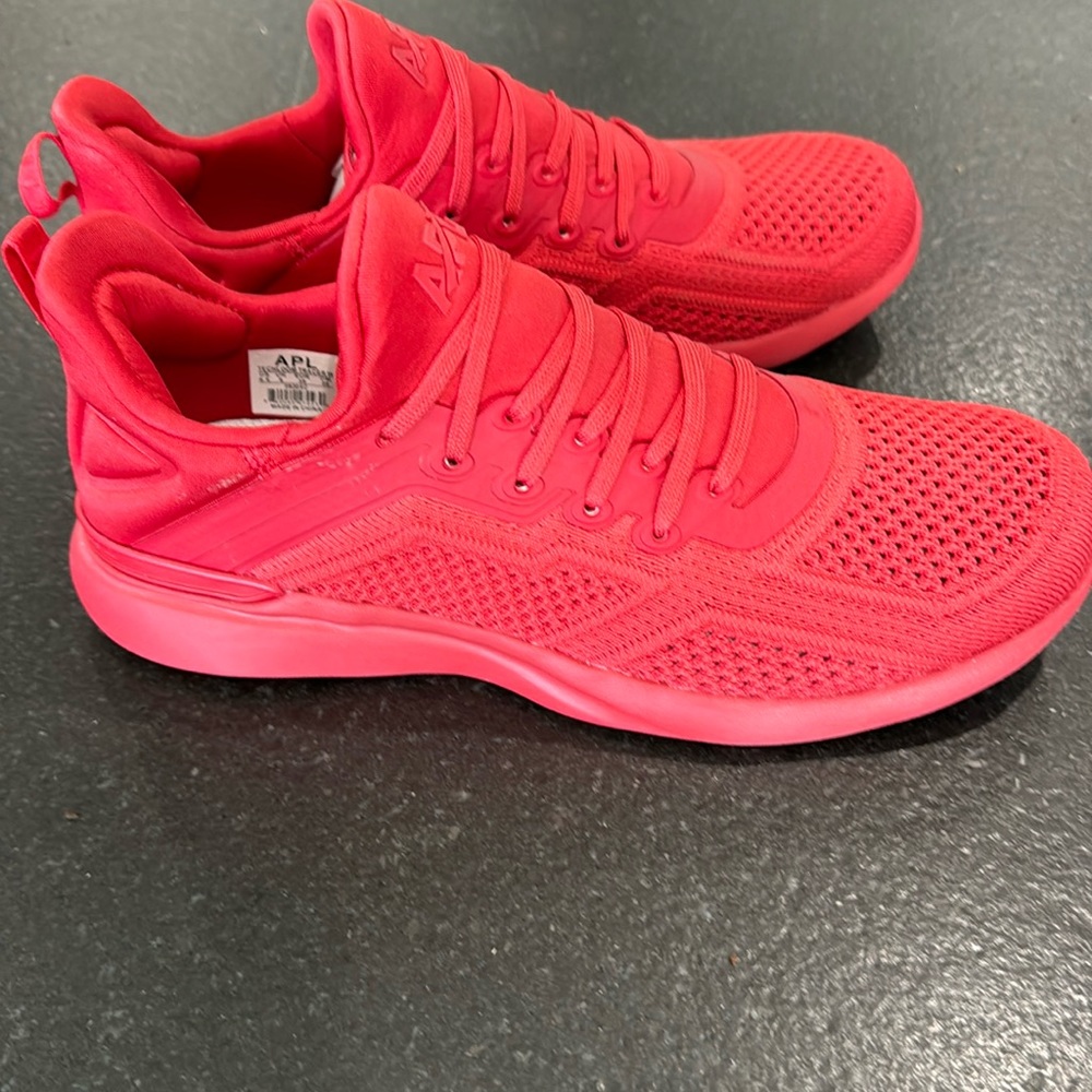 Brand new never worn APL red shoes